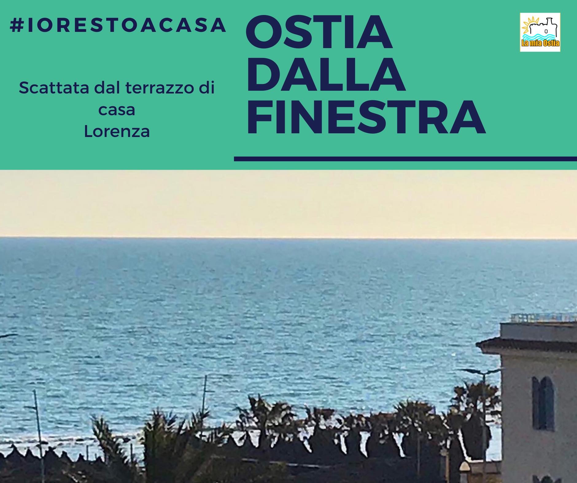 Ostia dalla finestra: mese di aprile